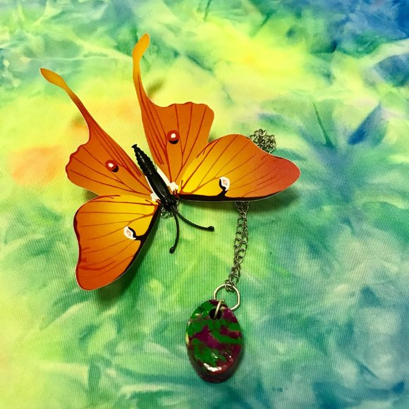 Reversible Unique Rare Vintage Boho One of a Kind Handmade Necklace - Picture 5 of 16